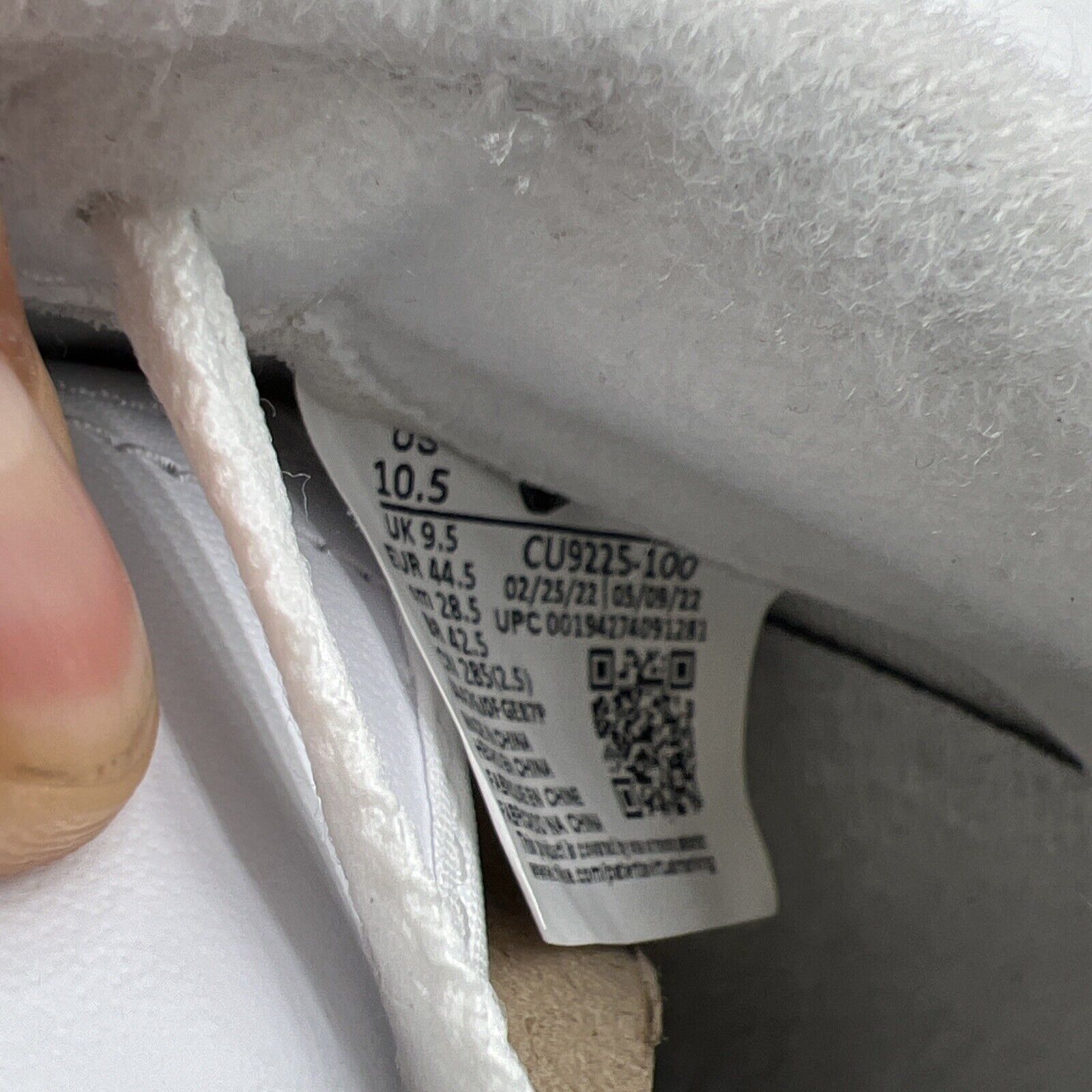 Size 10.5 - Nike Air Force 1 x Supreme Low Box Logo - White Red (CU9225-100)