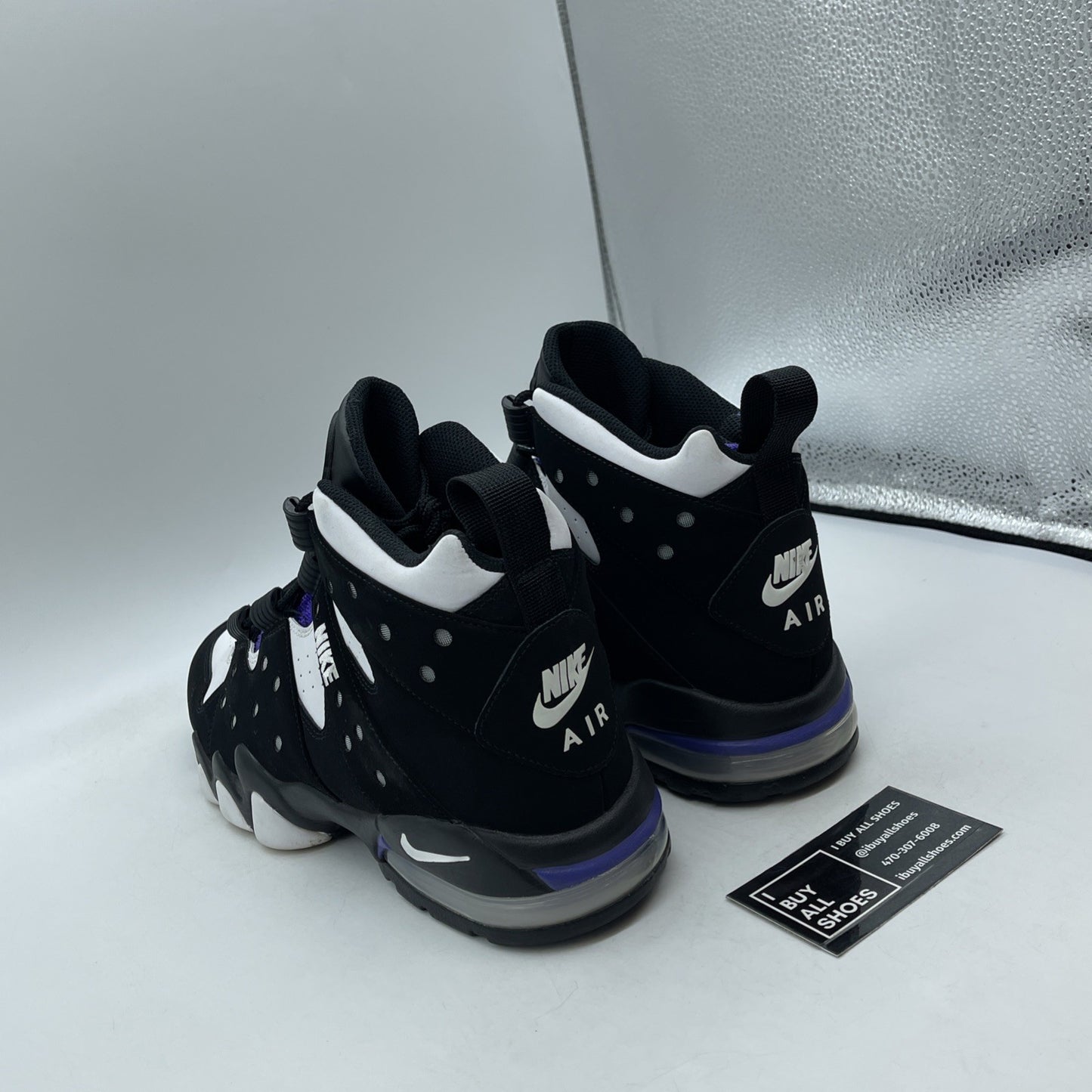 Size 10.5 - Nike Air Max 2 CB 94 OG 2023 Black Purple Suede (FQ8233-001)