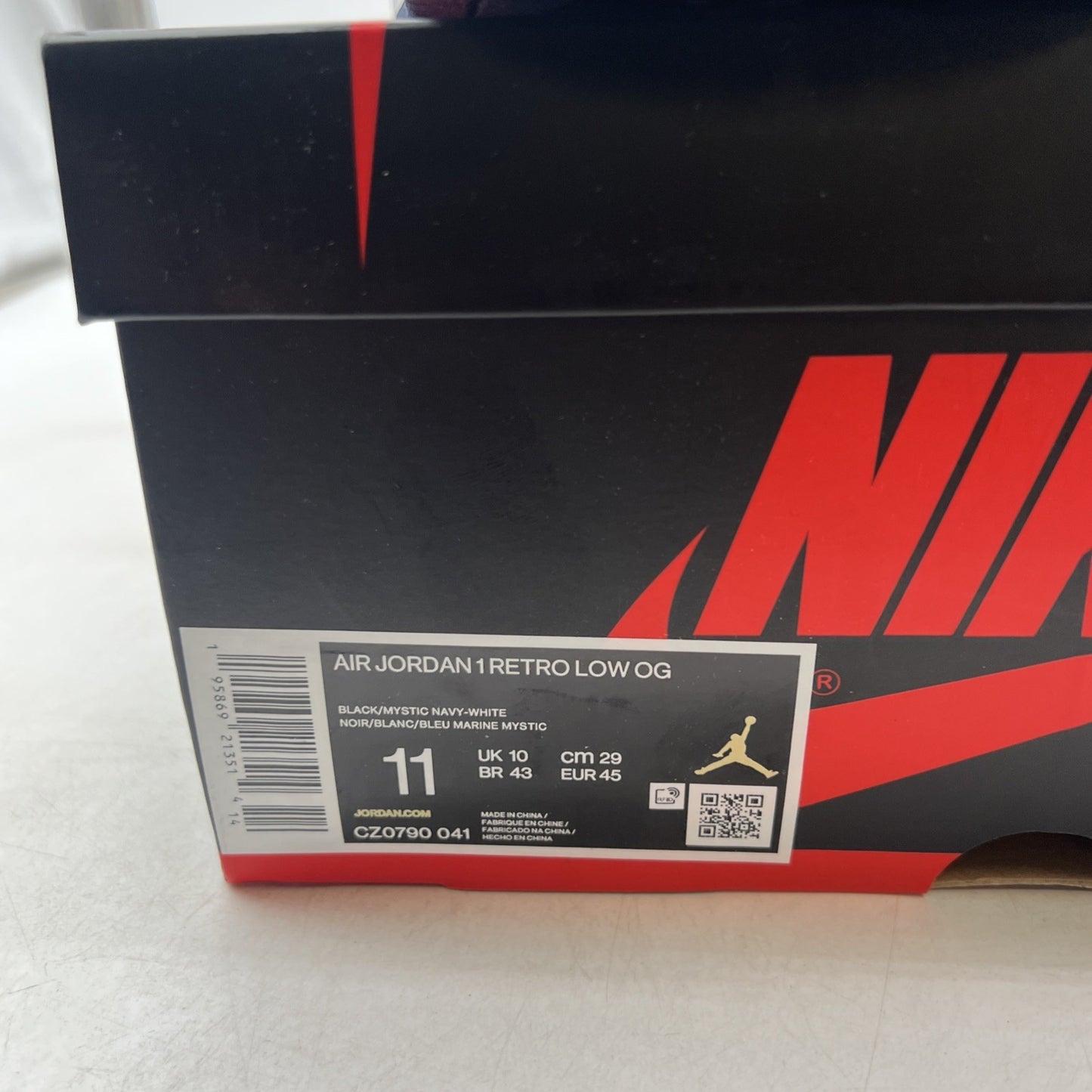 Size 11 - Air Jordan 1 Low OG Mystic Navy (CZ0790-041)