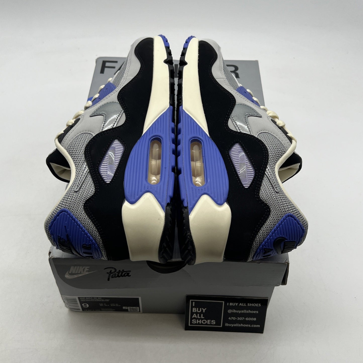 Size 9 - Nike Patta x Air Max 90 SP Sapphire (HF8814-002)
