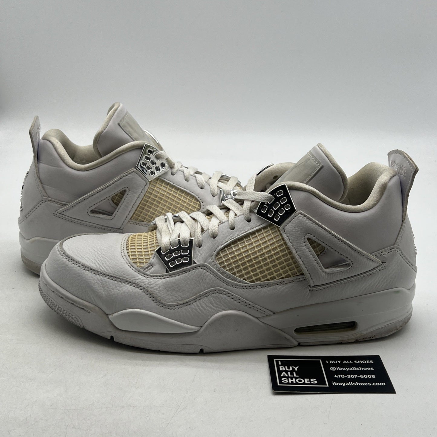 Size 13 - Air Jordan 4 Retro Mid Pure Money (308497-100)