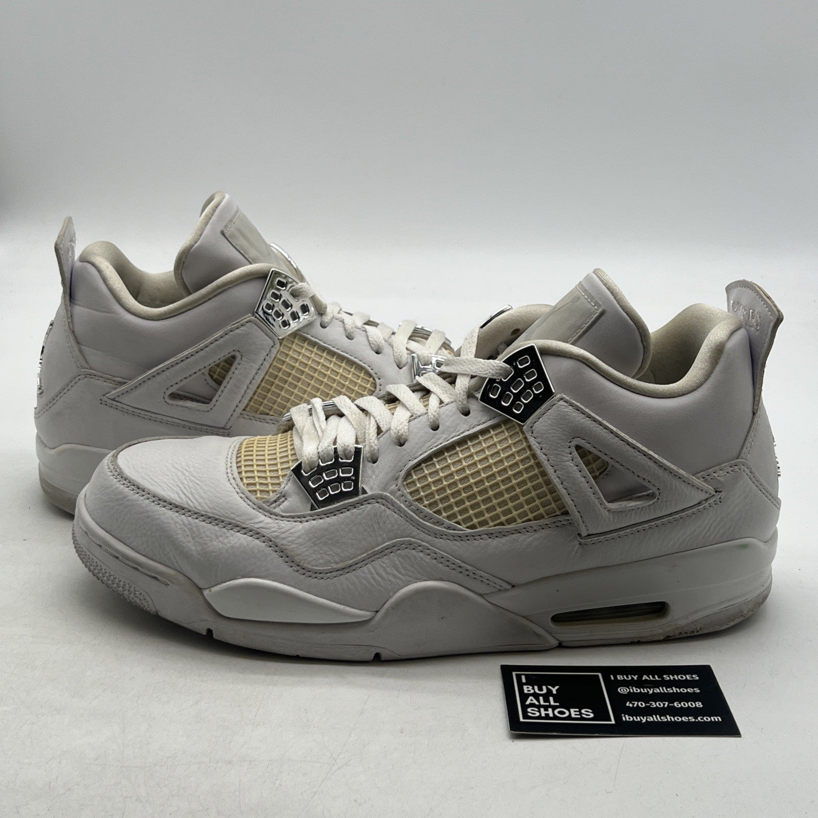 Size 13 - Air Jordan 4 Retro Mid Pure Money (308497-100)