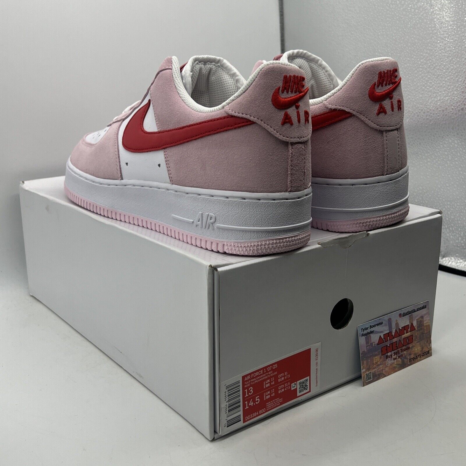 Size 13 - Nike Air Force 1 '07 QS Low Valentine’s Day Love Letter