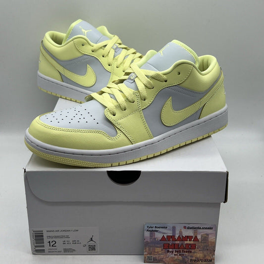 Size 12 - Jordan 1 Low Lemonade Brand New Og All