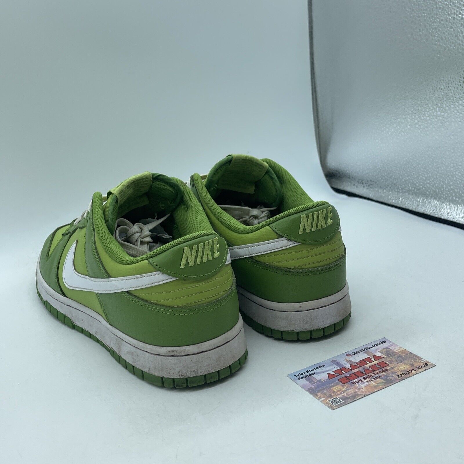 Size 12 - Nike Dunk Low Chlorophyll Green White Leather (DJ6188-300)