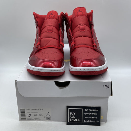 Size 12W - Air Jordan 1 SE Mid University Red Pomegranate (DH5894-600)