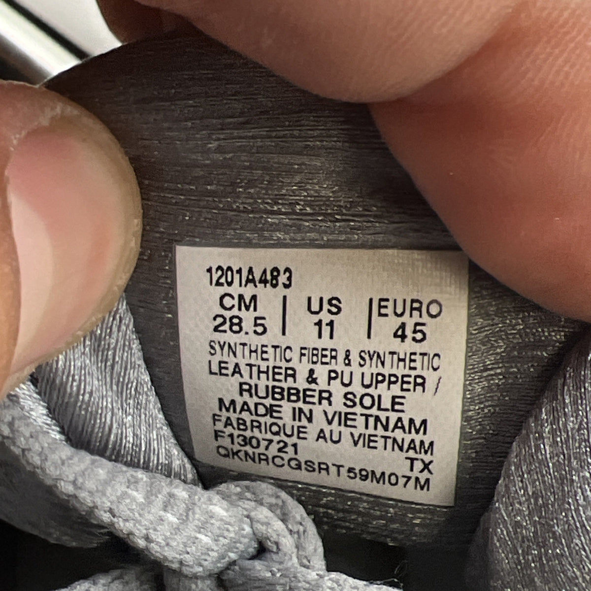 Size 11 - Asics Novablast 2 SPS Smoke Grey (1201A483-020)
