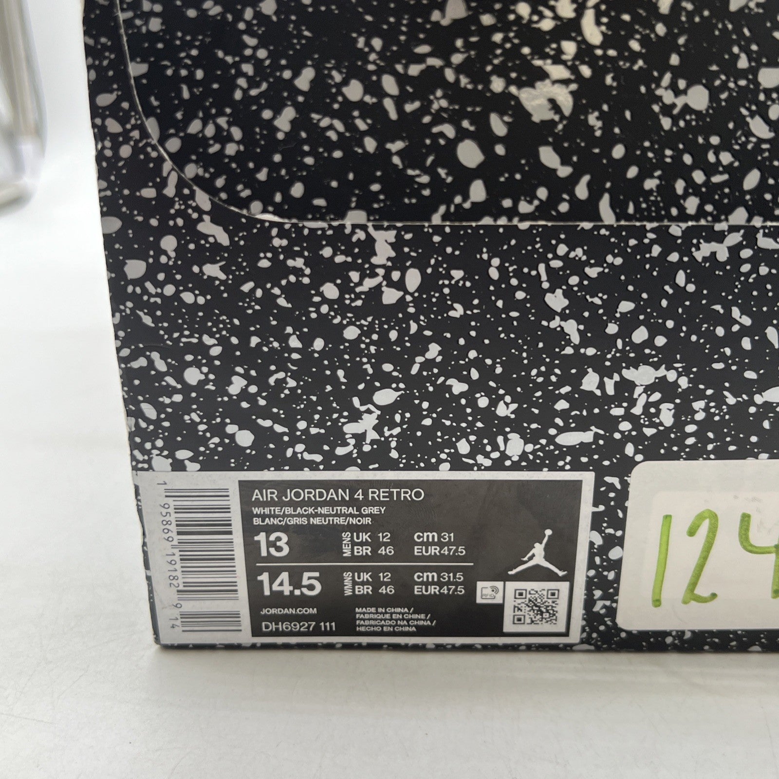 Size 13 - Air Jordan 4 Retro Mid Military Black (DH6927-111)