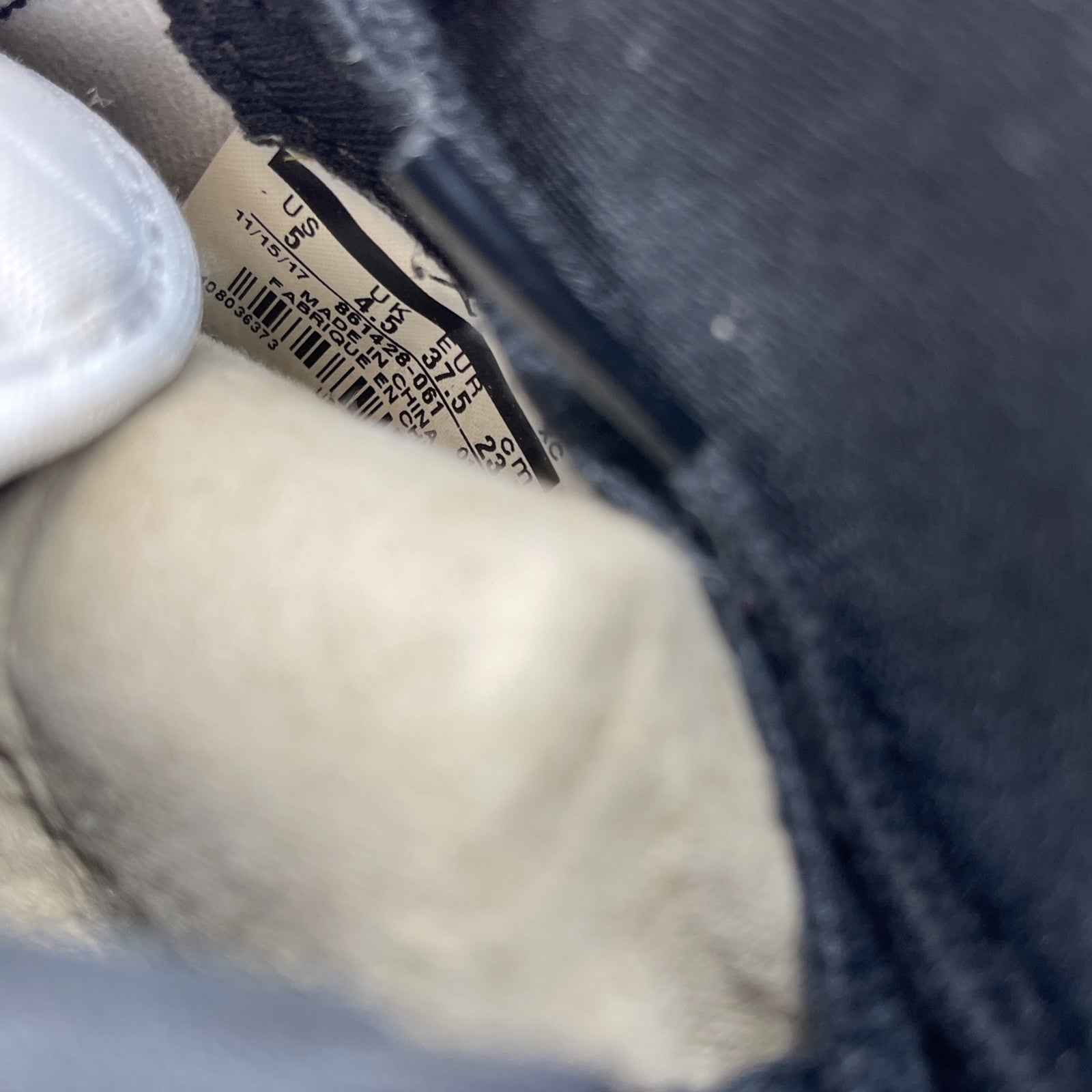 Size 5 - Air Jordan 1 Retro OG NRG High Homage to Home Red White (861428-061)