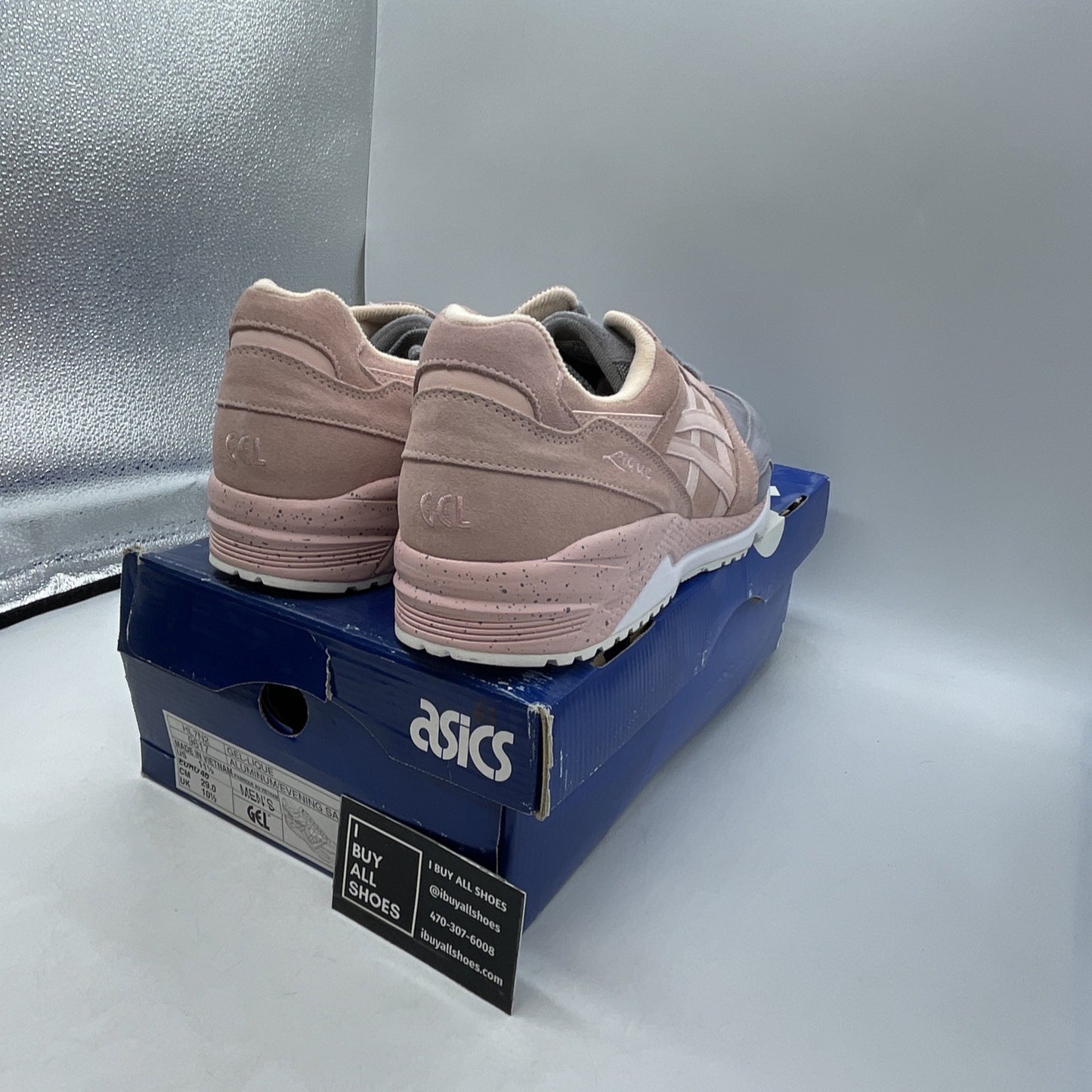 Size 11.5 - Asics GEL-Lique Aluminum Evening Sand (HL7N2-9617)