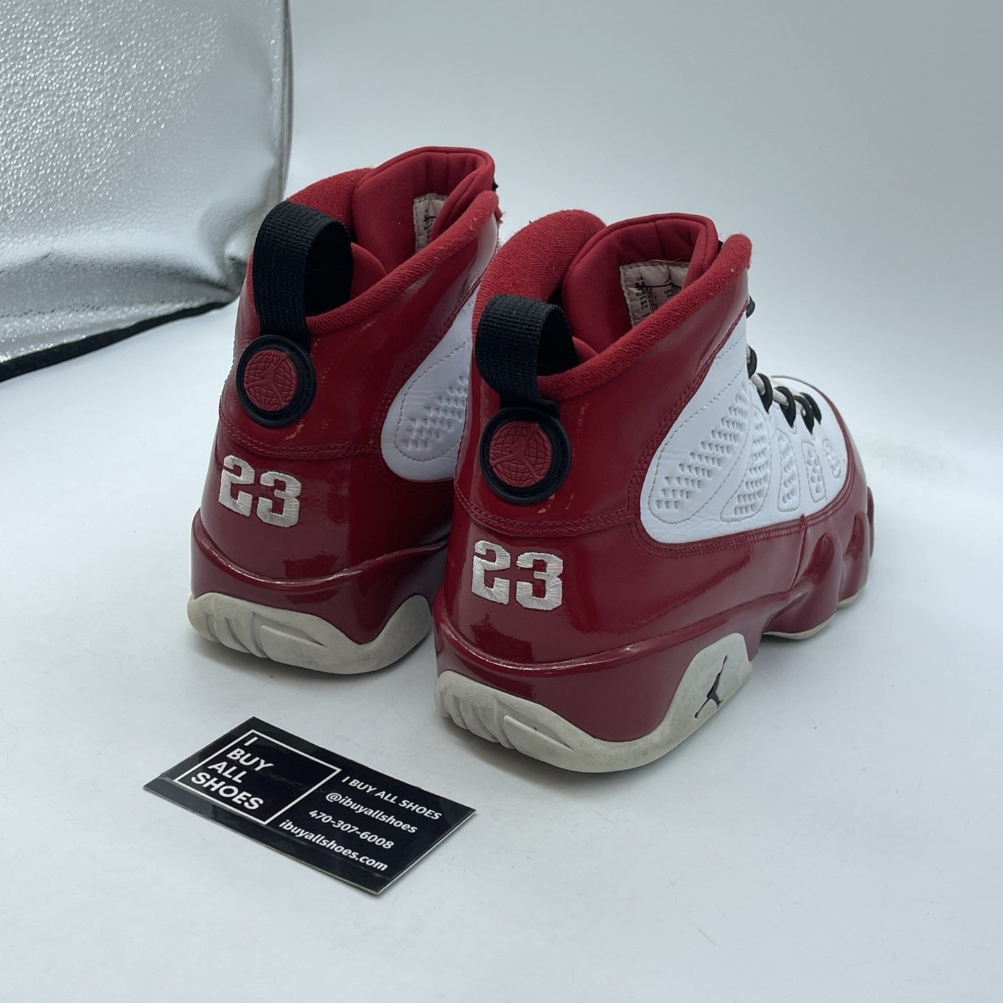 Size 9.5 - Air Jordan 9 Retro Gym Red White Black Leather (302370-160)