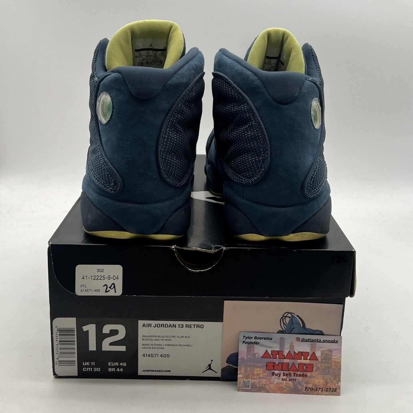 Size 12 - Air Jordan 13 Retro Squadron Blue (414571-405)