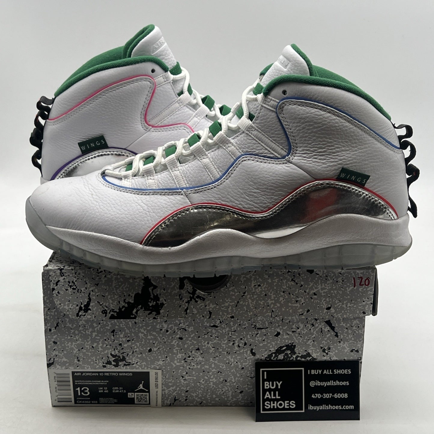 Size 13 - Air Jordan 10 Retro Wings (CK4352-103)