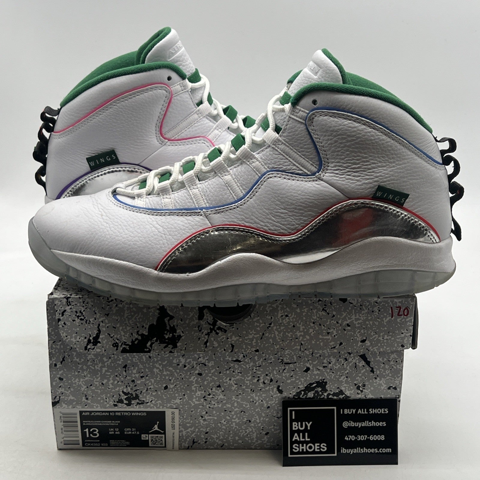 Size 13 - Air Jordan 10 Retro Wings (CK4352-103)