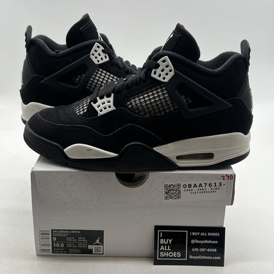 Size 9 - Air Jordan 4 Retro White Thunder (FQ8138-001)