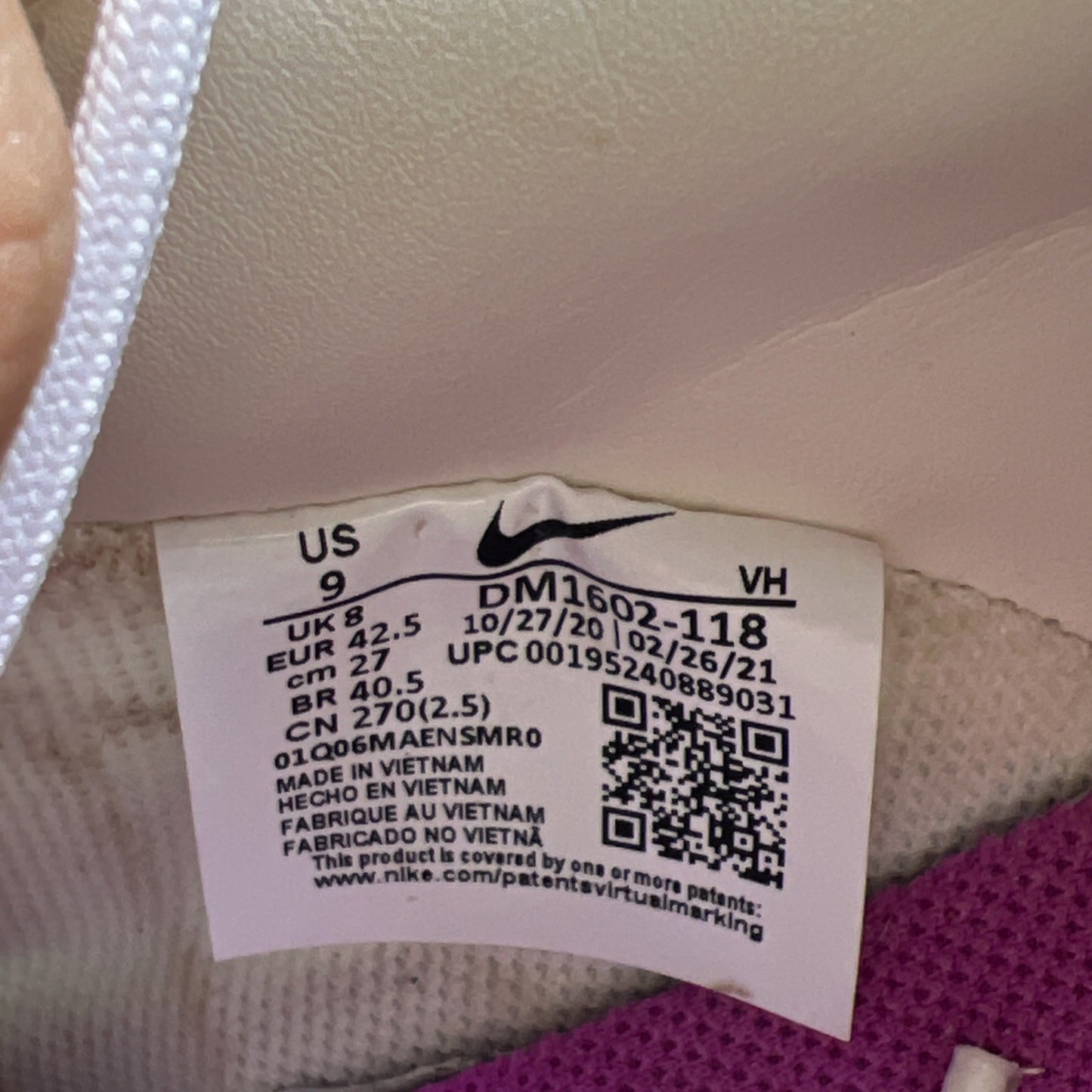 Size 9 - Off-White x Nike Dunk Low Lot 03 of 50 (DM1602-118)