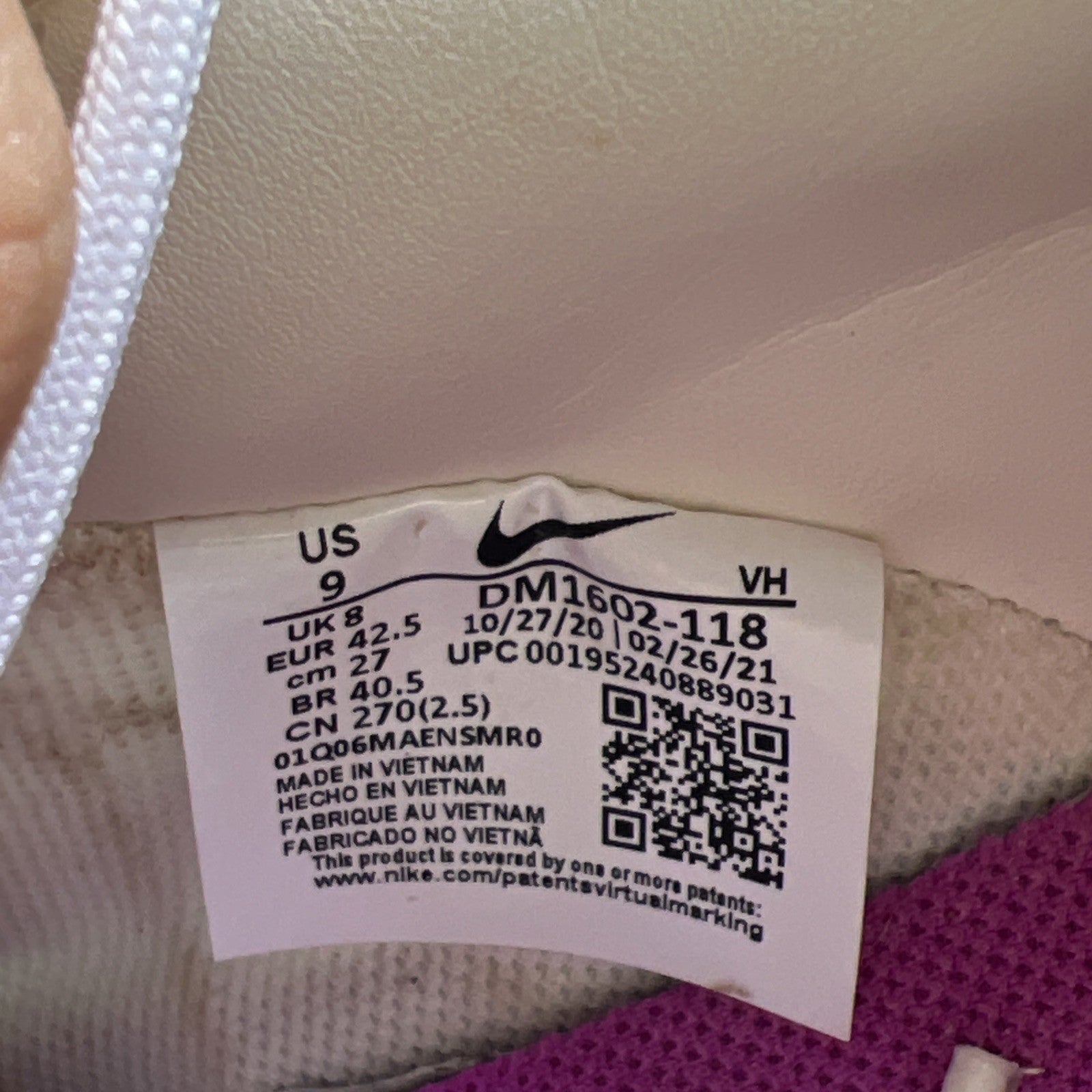 Size 9 - Off-White x Nike Dunk Low Lot 03 of 50 (DM1602-118)