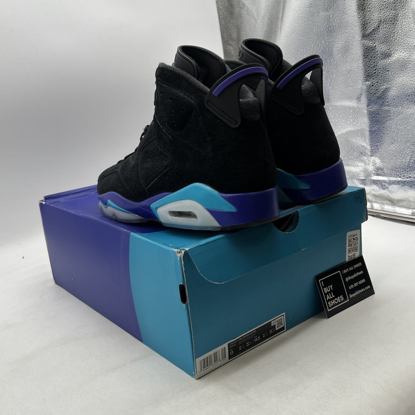 Size 13 - Air Jordan 6 Retro Aqua (CT8529-004)