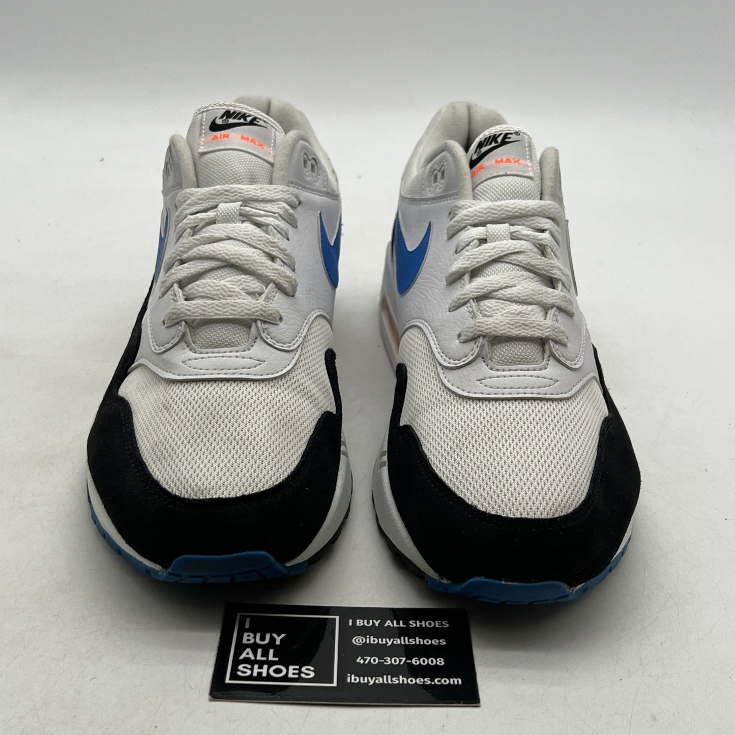 Size 13 - Nike Air Max 1 Photo Blue Total Orange (AH8145-112)