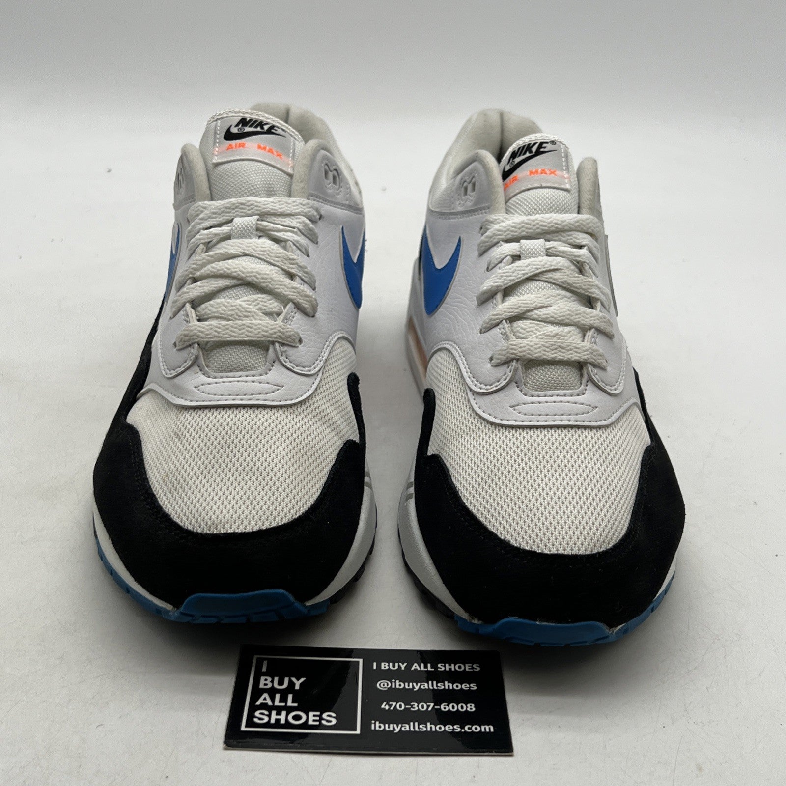 Size 13 - Nike Air Max 1 Photo Blue Total Orange (AH8145-112)