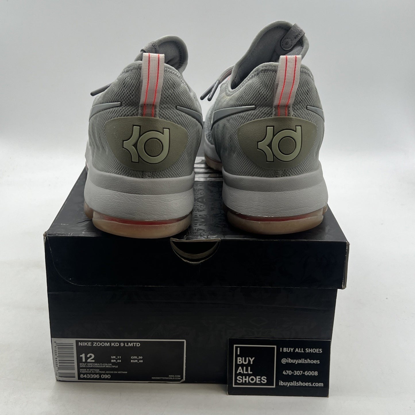 Size 12 - Nike KD 9 Pre-Heat - (843396-090)
