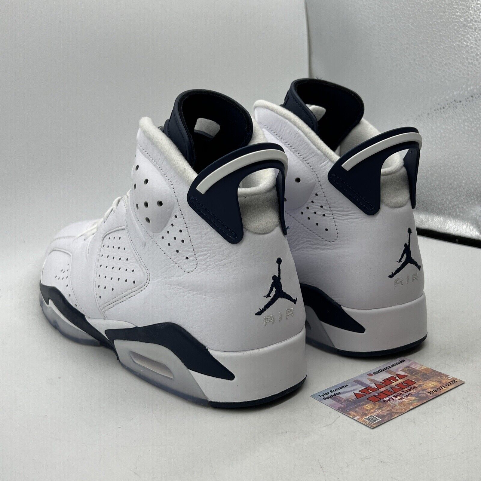 Size 14 - Jordan 6 Retro Midnight Navy White Get Leather (CT8529-141)