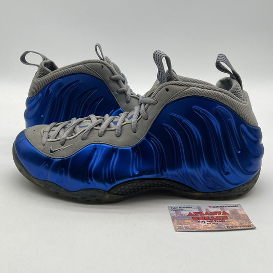 Size 13 - Nike Air Foamposite One Sport Royal Grey Suede Blue (314996-401)