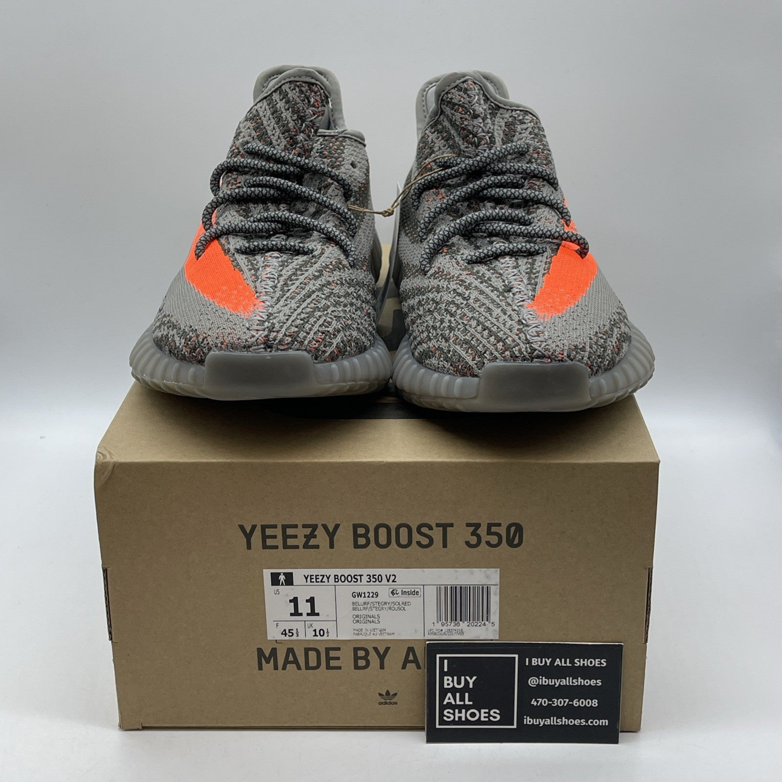 Size 11 - adidas Yeezy Boost 350 V2 Low Beluga Reflective Suede (GW1229)