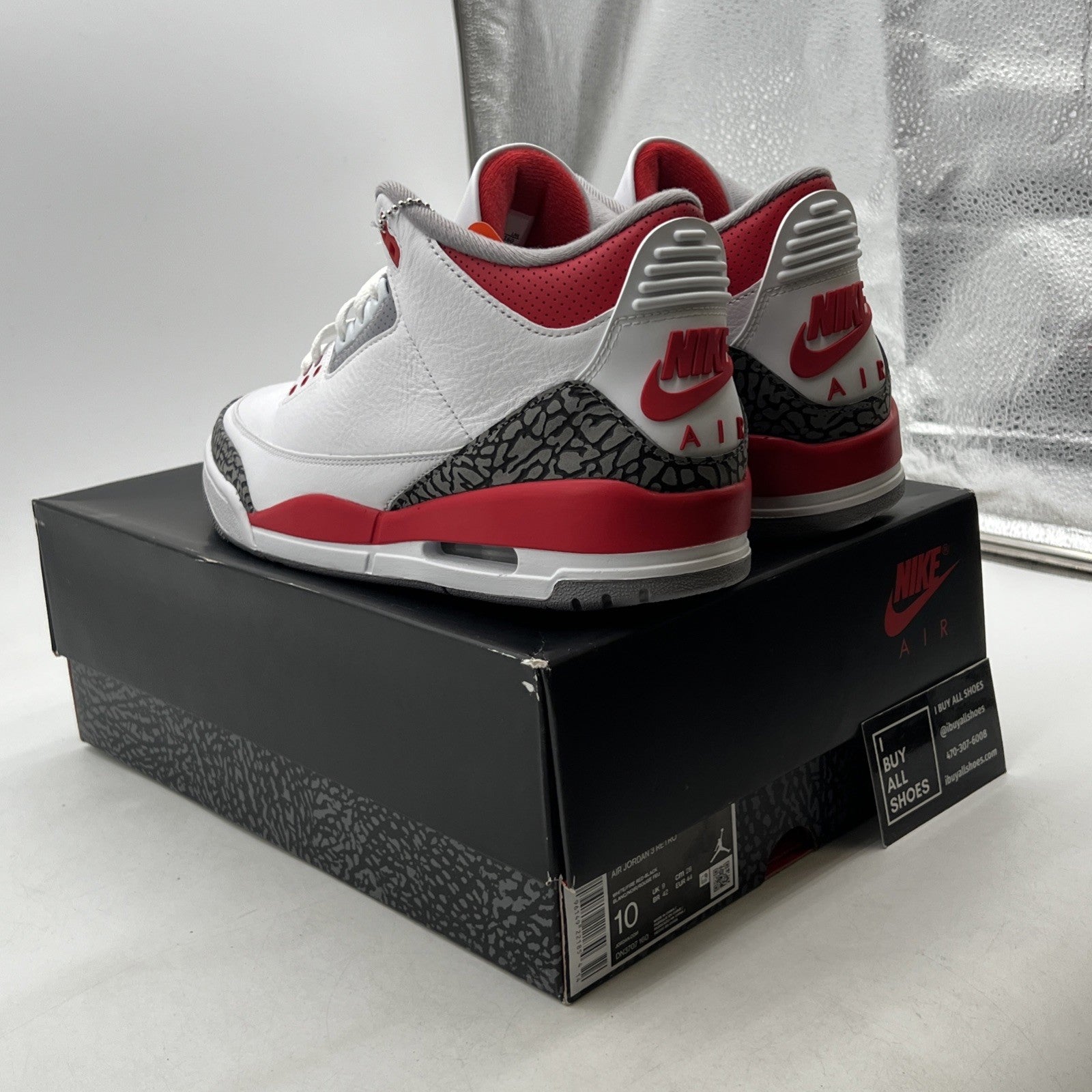 Size 10 - Air Jordan 3 Retro Mid Fire Red (DN3707-160)