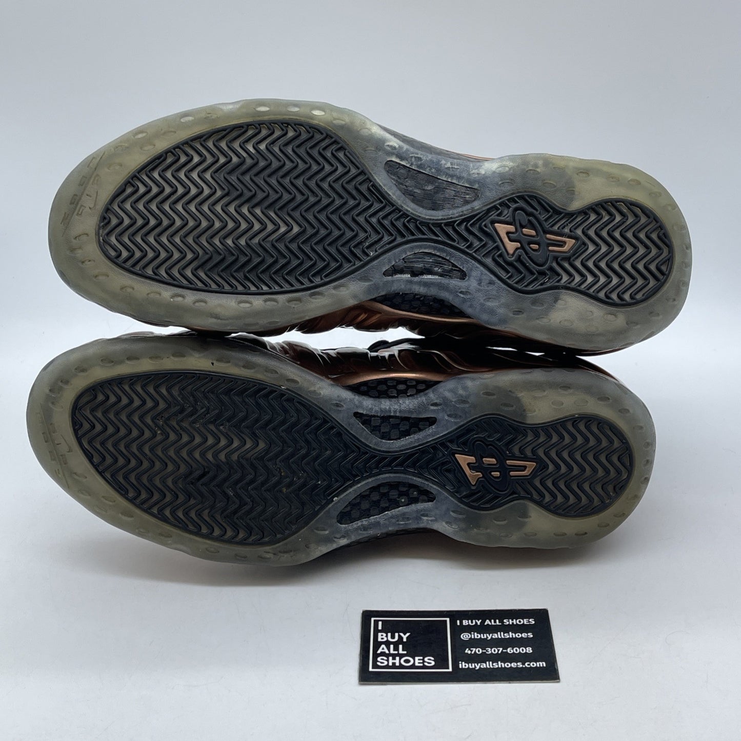 Size 11.5 - Nike Air Foamposite One 2017 Copper Black Suede (314996-007)