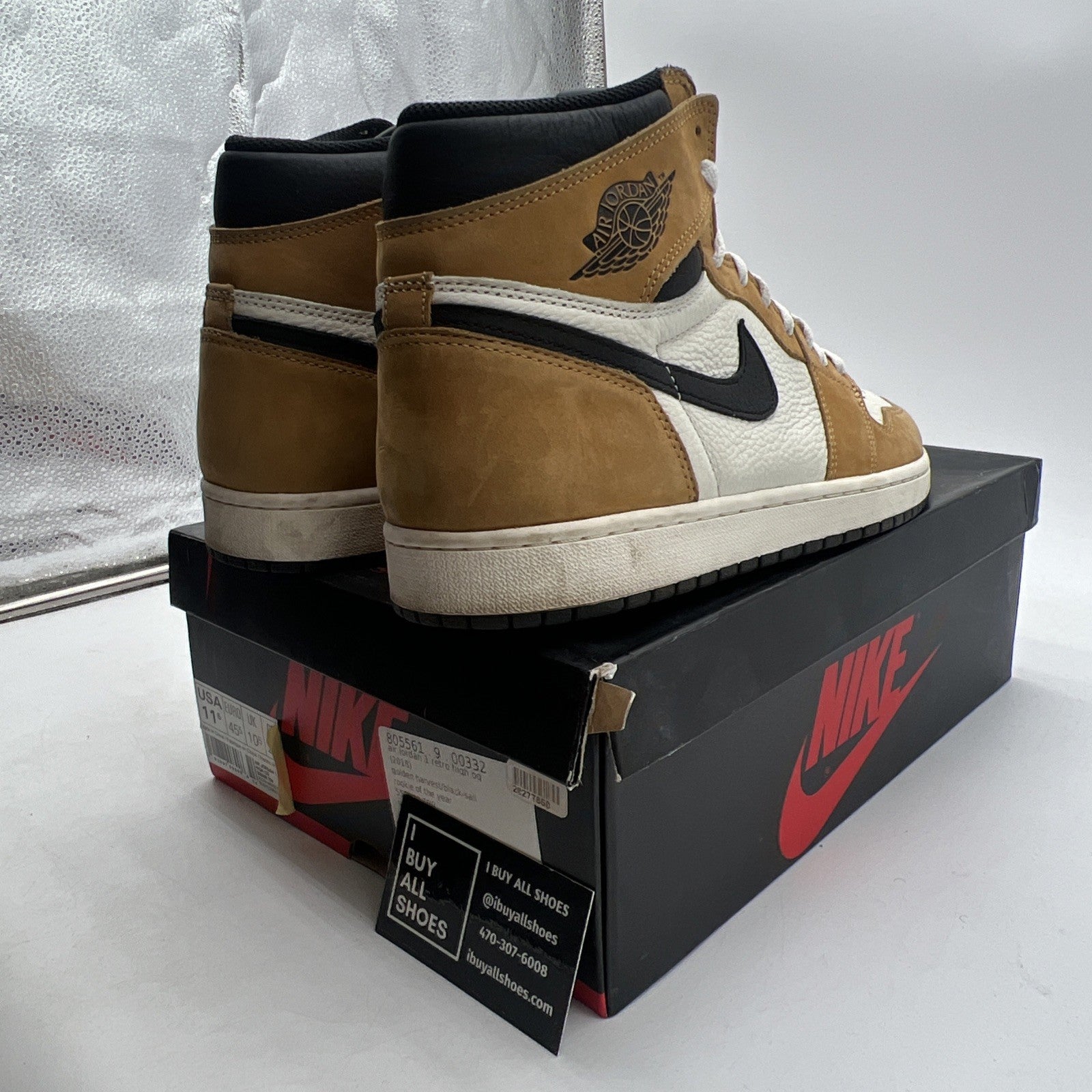 Size 11.5 - Air Jordan 1 Retro High OG Rookie of the Year 2018 (555088-700)