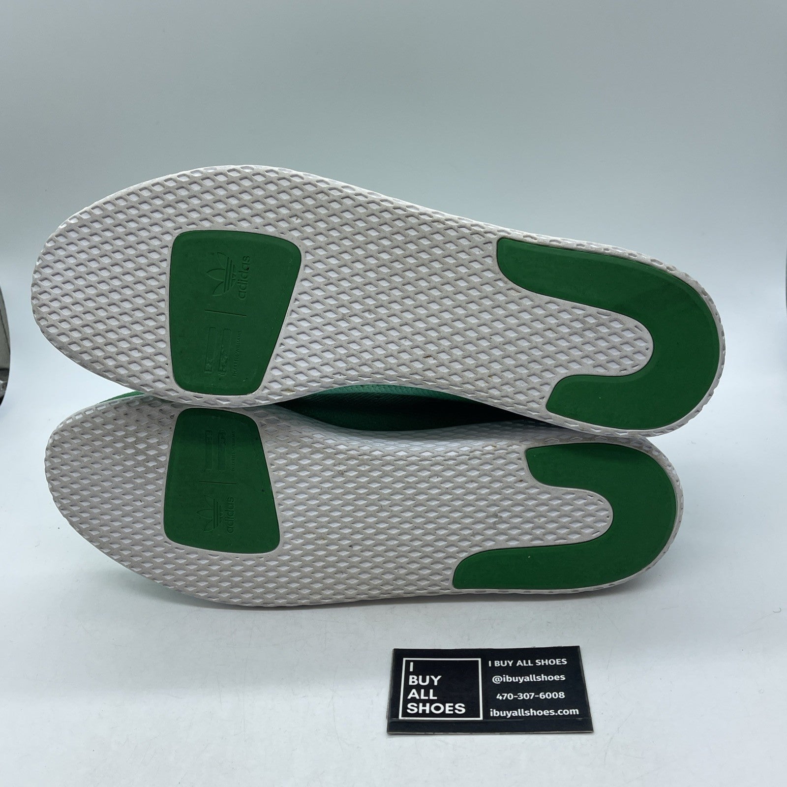 Size 14 - adidas Pharrell x Tennis Hu Holi Bright Green (DA9619)