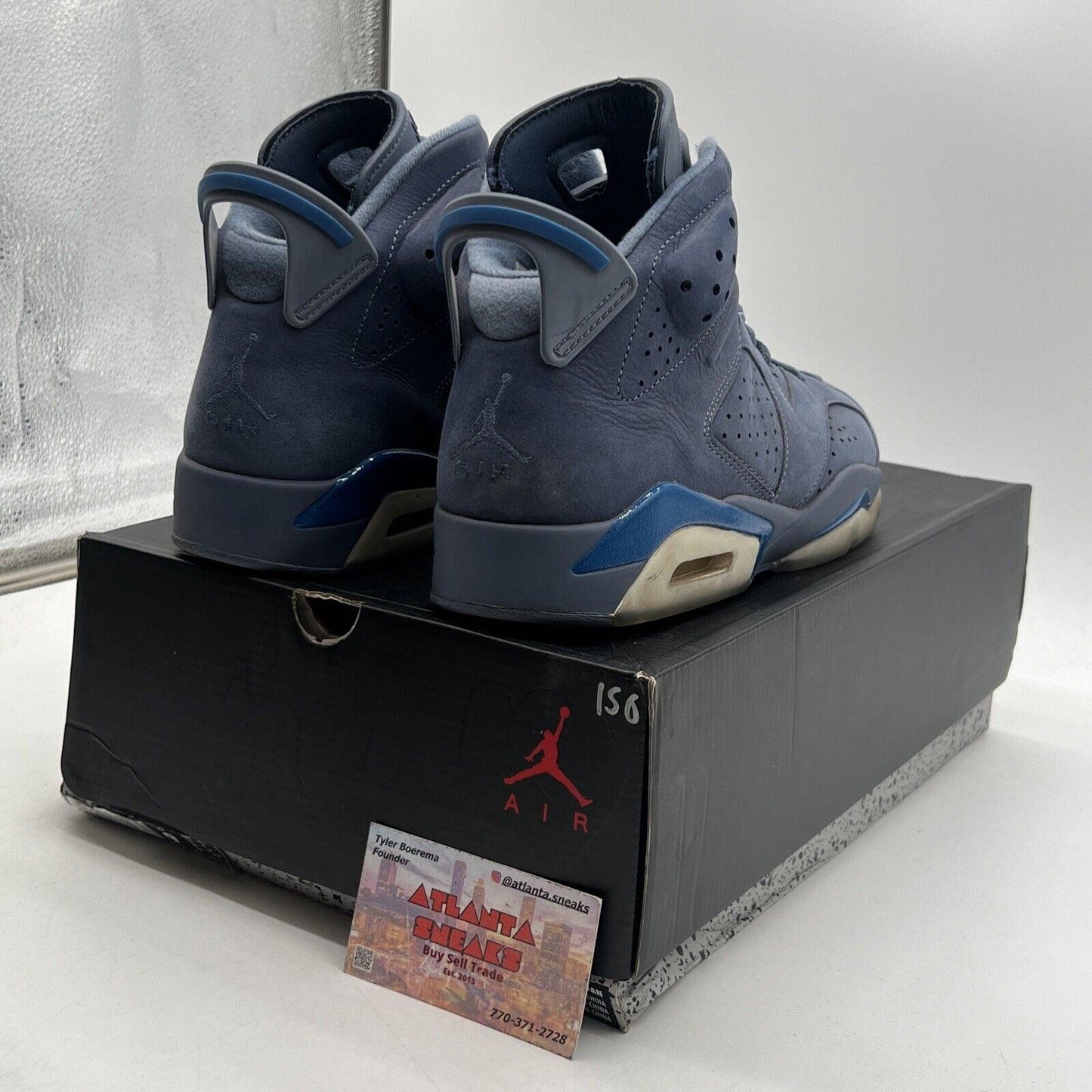 Size 9 - Air Jordan 6 Retro Diffused Blue Suede (384664-400)