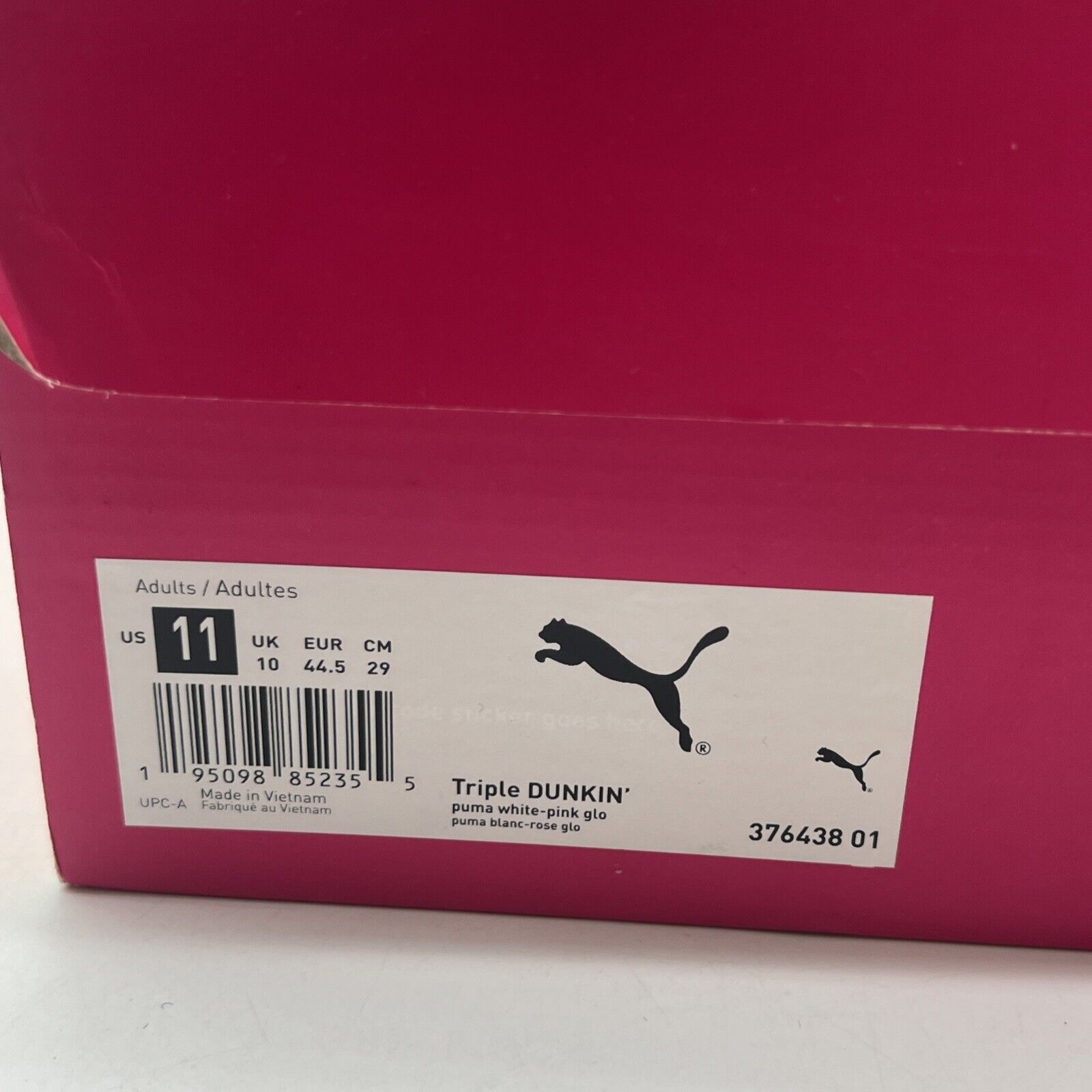 Size 11 - PUMA Dunkin' Donuts x Triple Basketball Iced Coffee Day (376438-01)