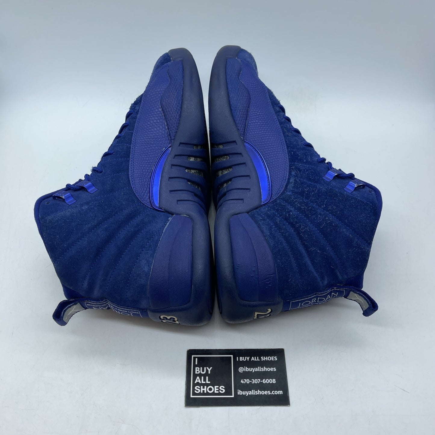 Size 10.5 - Air Jordan 12 Retro Deep Royal Suede Leather (130690-400)