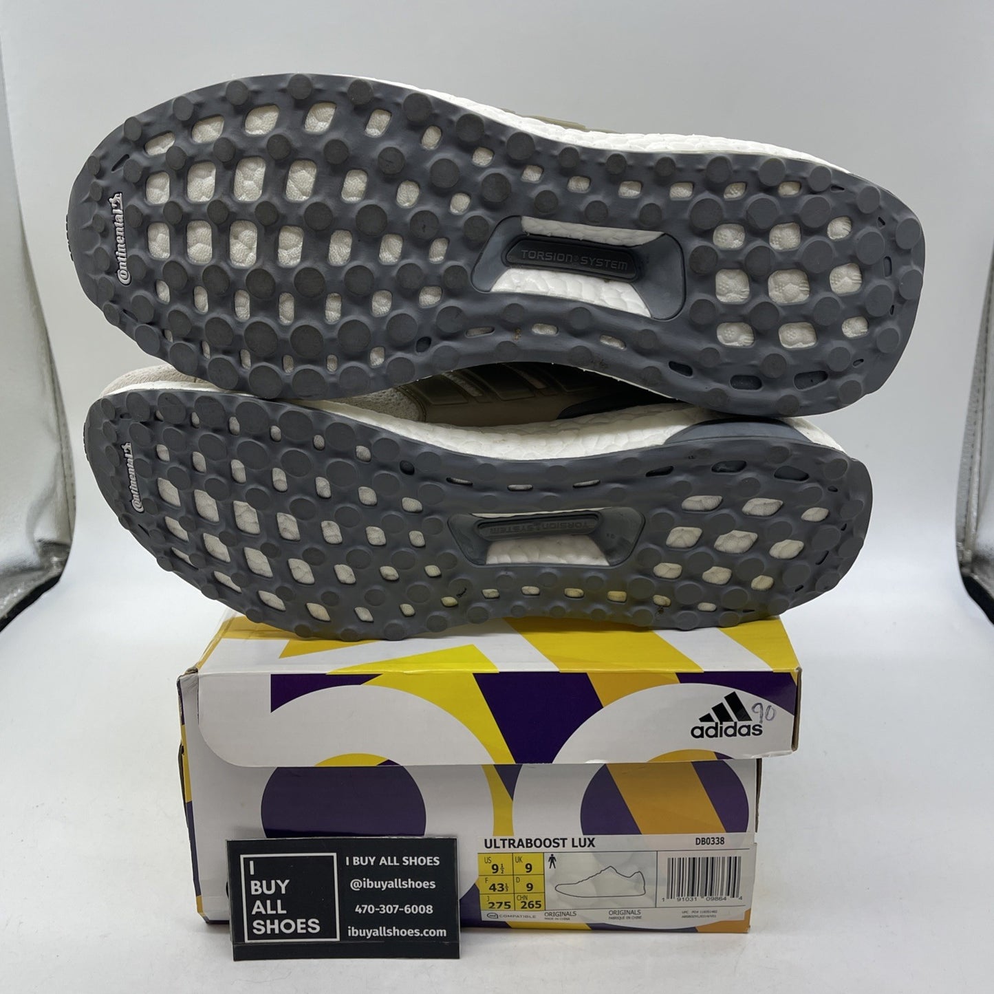 Size 9.5 - adidas Sneakersnstuff x Social Status x UltraBoost Lux Vintage White