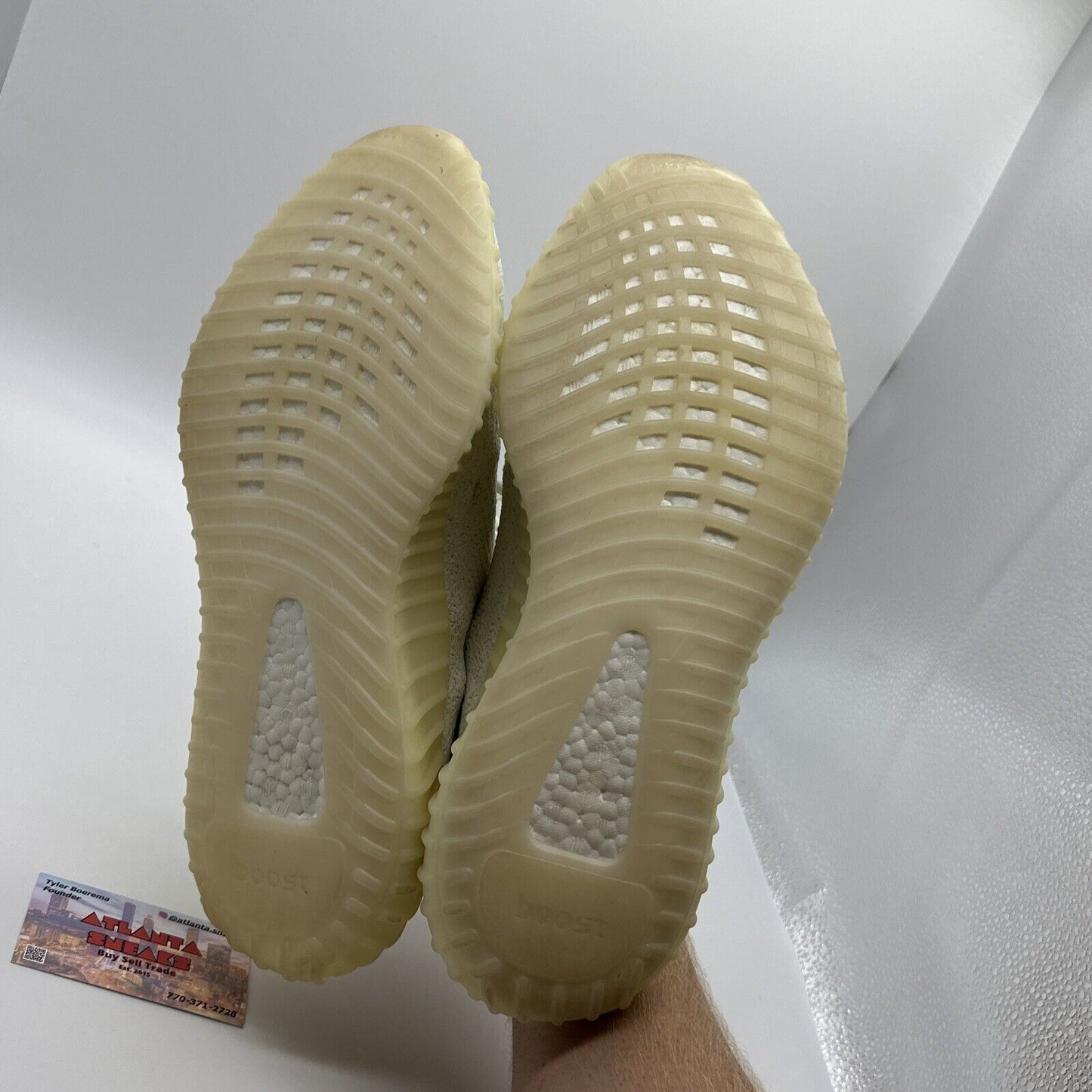 Size 12 - adidas Yeezy Boost 350 V2 Low Cream White / Triple White OG 2017 PAIR