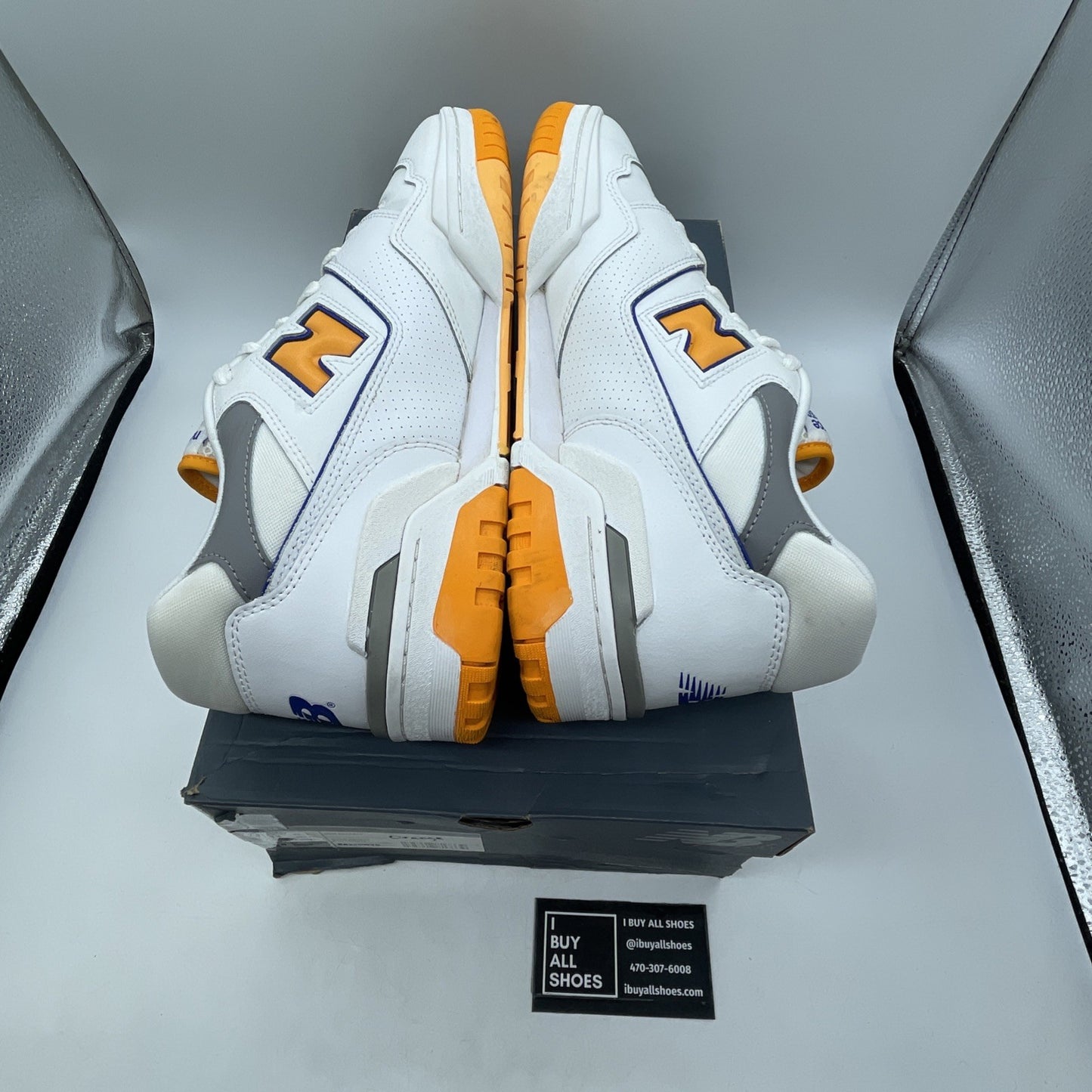 Size 13 - New Balance 550 Lakers Pack Vibrant Orange (BB550WTO)