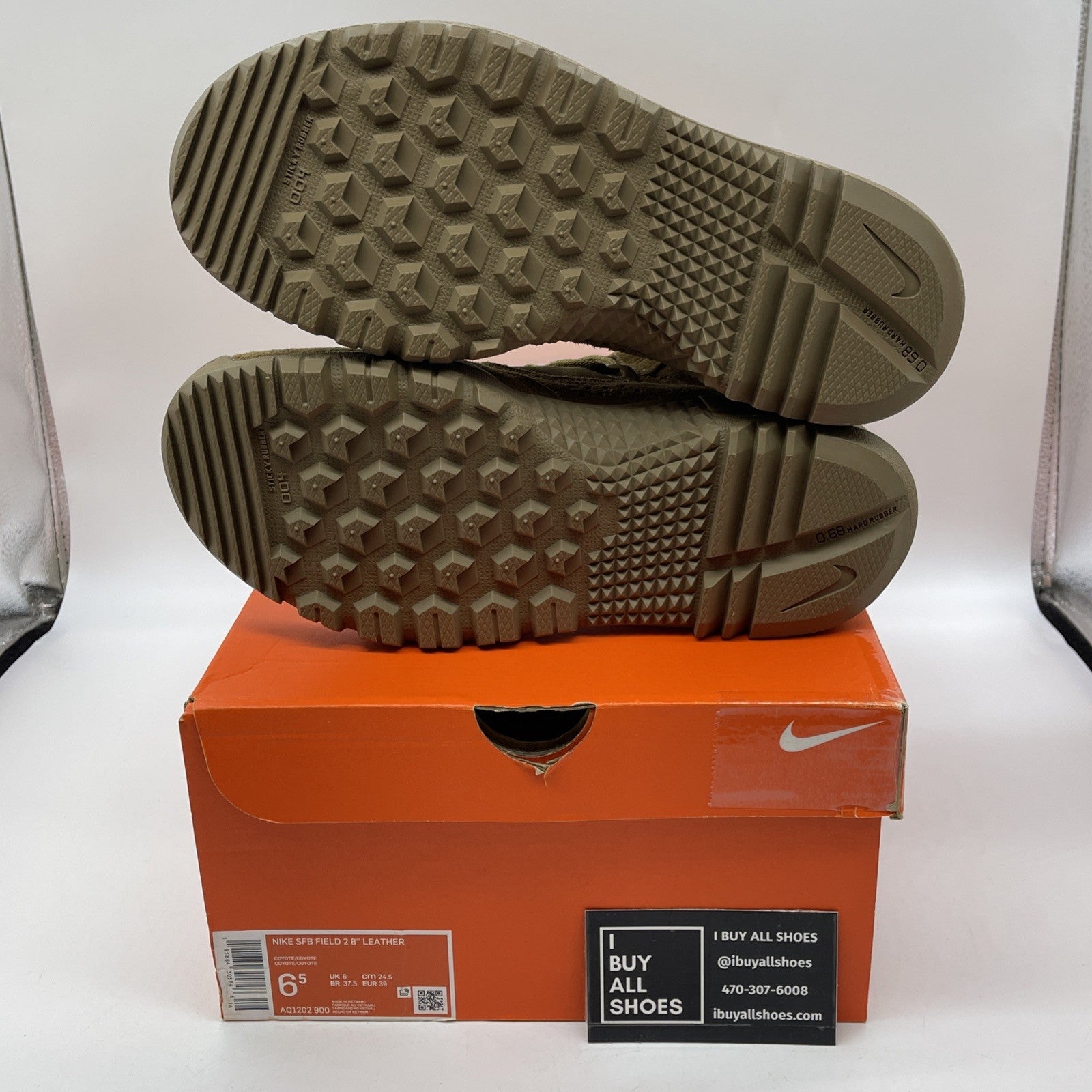 Size 6.5 - Nike SFB Field 2 8 Inch Leather Coyote Brown Suede (AQ1202-900)