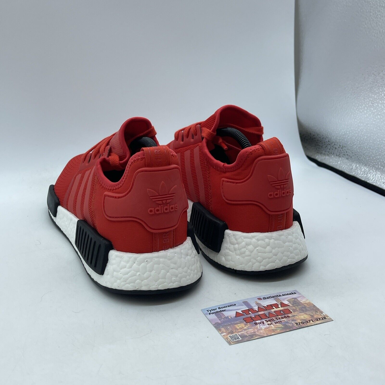 Size 11 - adidas NMD_R1 Clear Red White Black Suede Leather (BB1970)
