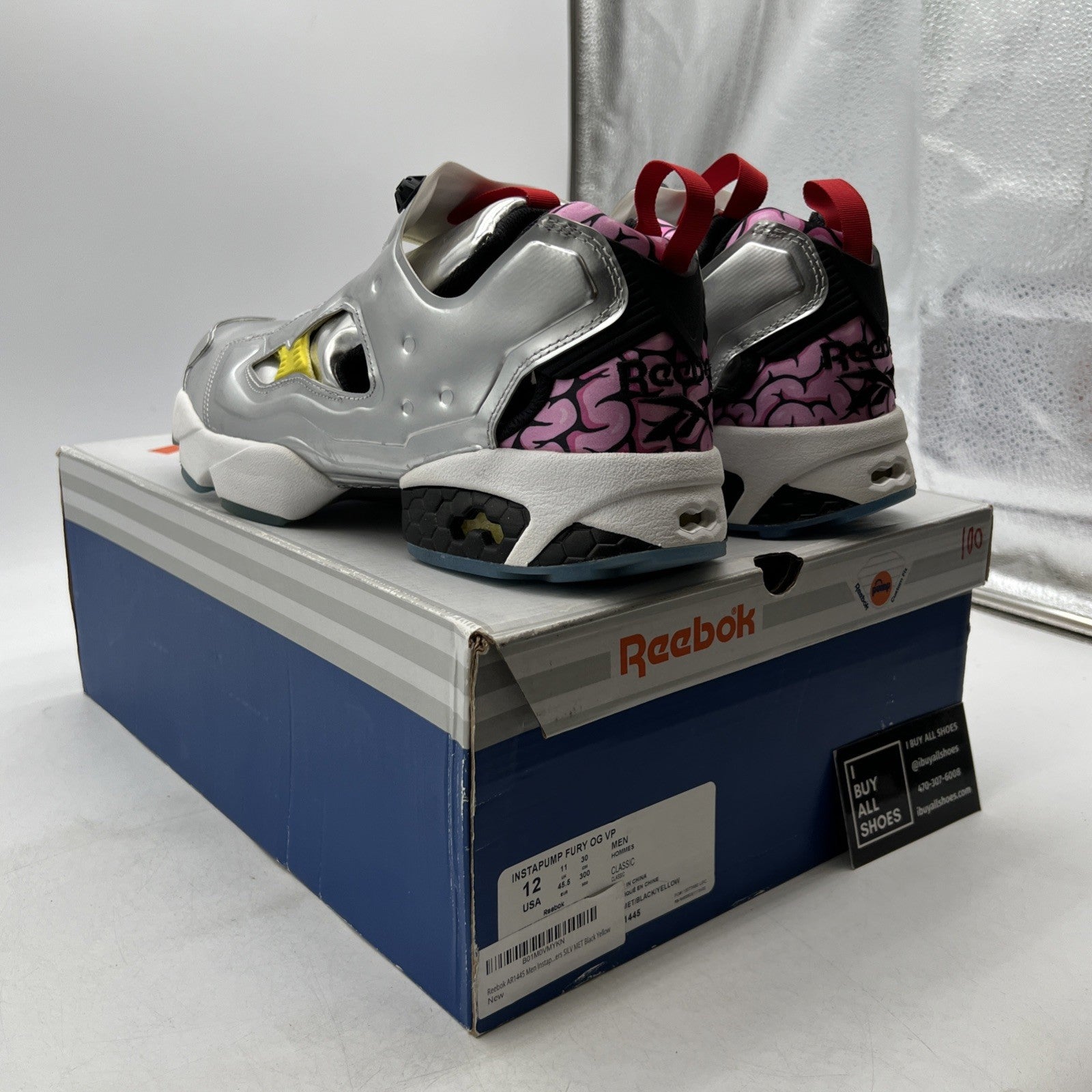 Size 12 - Reebok Instapump Fury OG Villains TMNT Krang (AR1445)