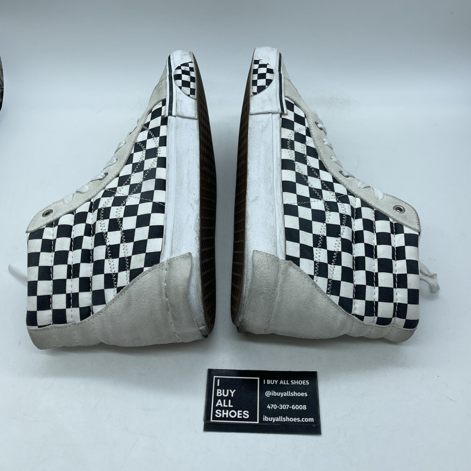 Size 12 - Vans SK8-HI Deconstructed Marshmallow Black White Suede (721454)