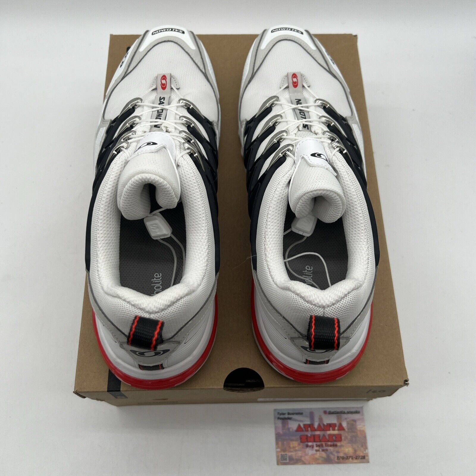 Size 11.5 - Salomon ACS+ OG Lunar Rock Poppy Red Black White (L4720500)