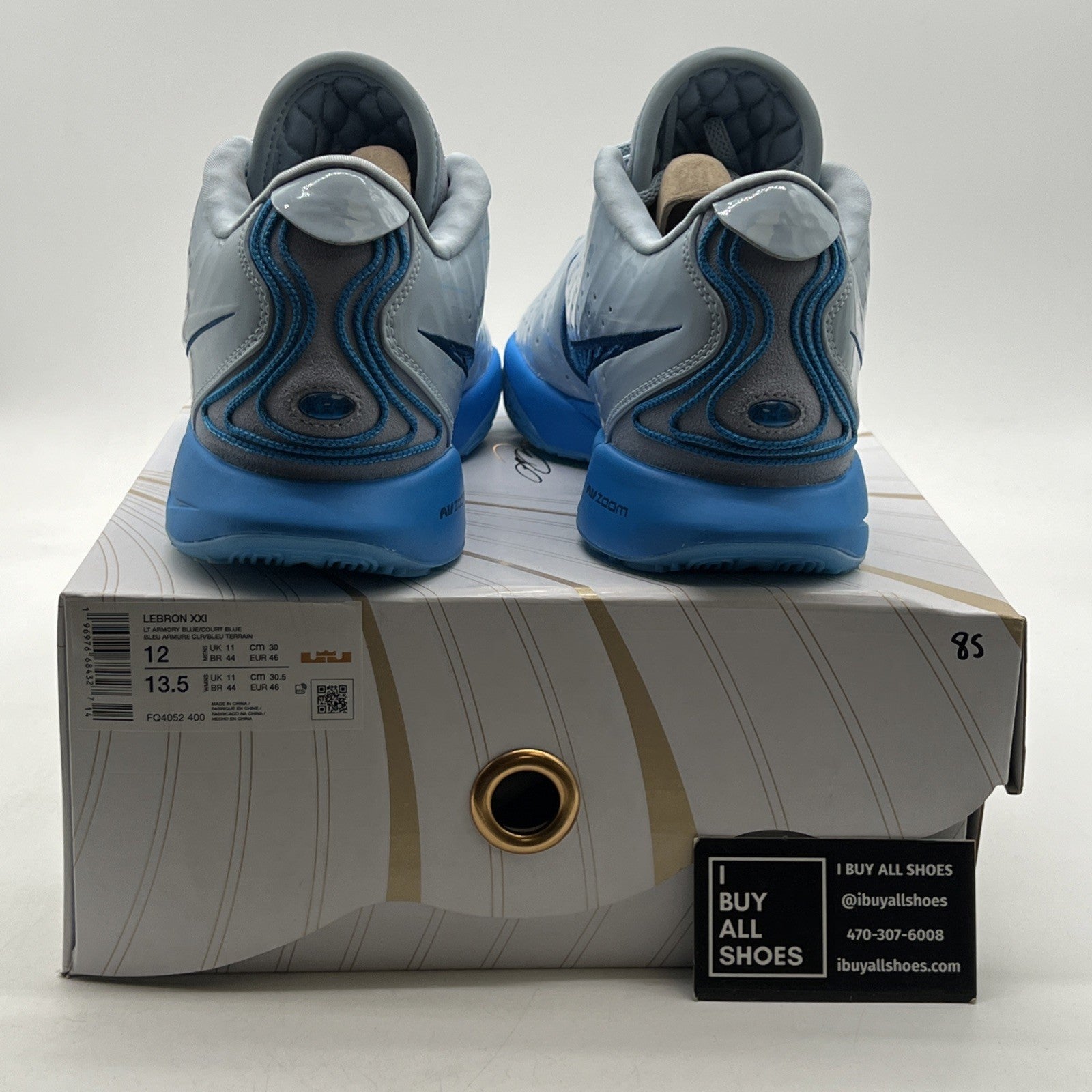 Size 12 - Nike LeBron 21 Light Armory Blue (FQ4052-400)