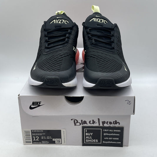 Size 12W - Nike Air Max 270 Black Magic Ember (DM8325-001)