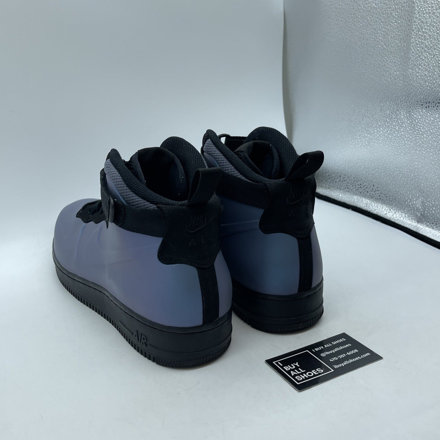 Size 13 - Nike Air Force 1 Foamposite 2018 Light Carbon Purple (AH6771-002)