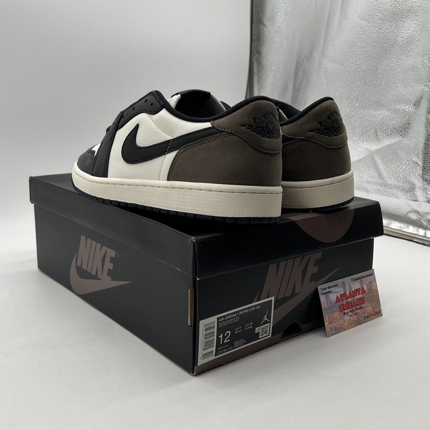 Size 12 - Air Jordan 1 Retro OG Low Mocha (CZ0790-102)