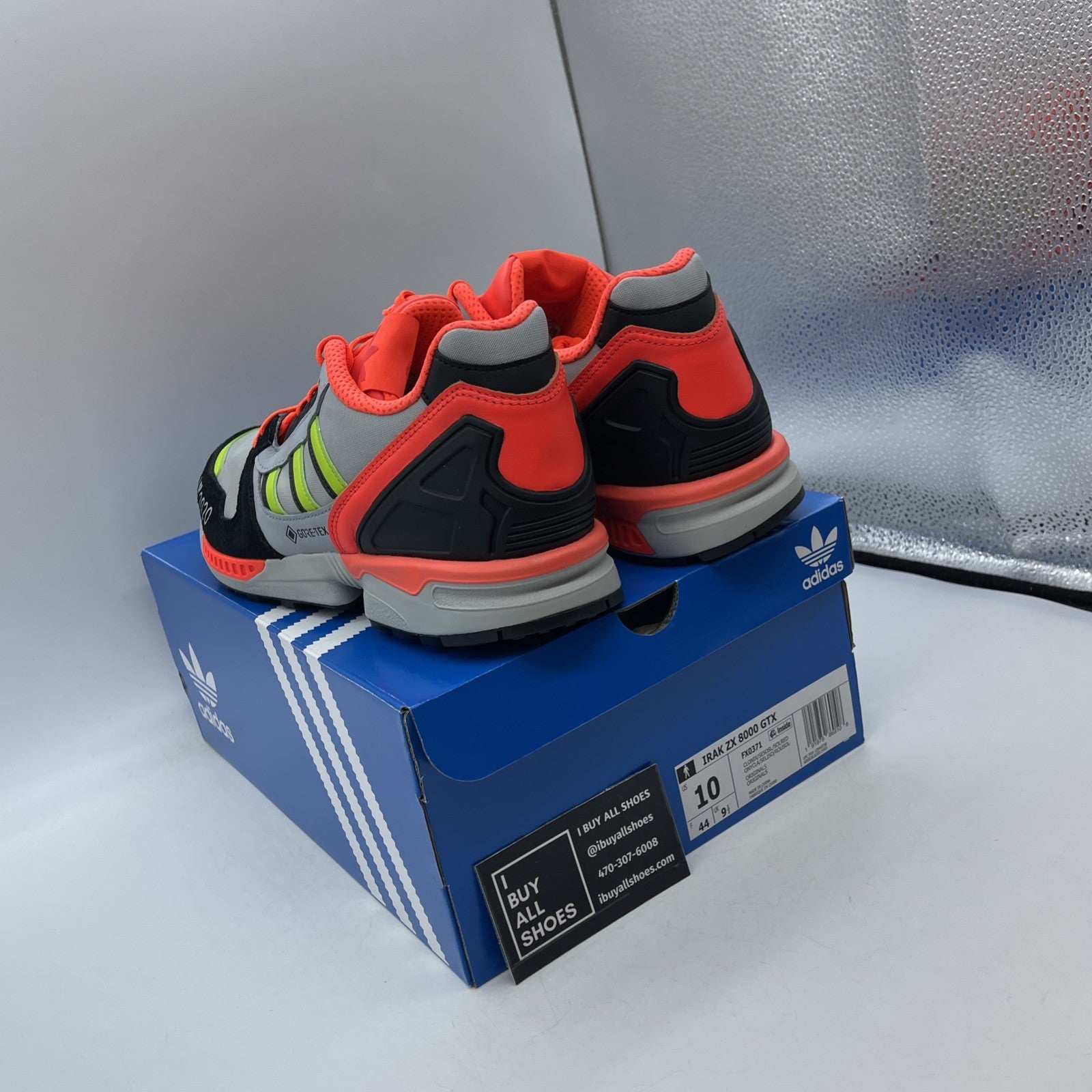 Size 10 - adidas IRAK x ZX 8000 GTX A-ZX Series Orange (FX0371)