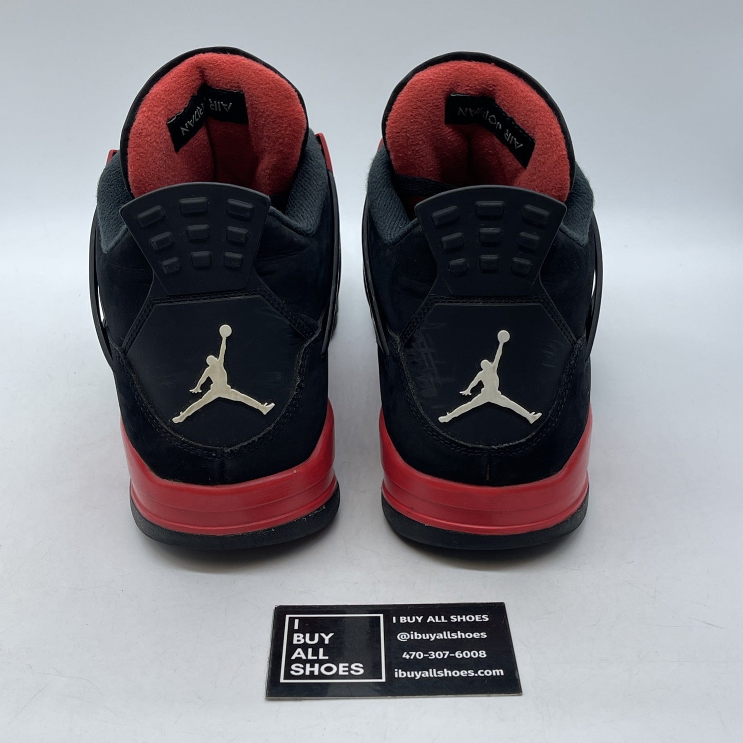 Size 13 - Jordan 4 Retro Mid Red Thunder Red Black White Suede (CT8527-016)