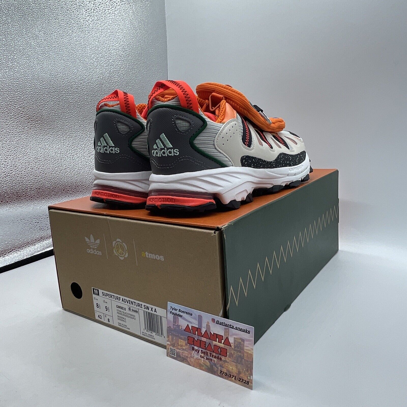 Size 8.5 - Sean Wotherspoon x atmos x Superturf Adventure Stone Orange (GW8810)